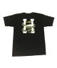 Huf. Serpent Classic H T Shirt. Black.