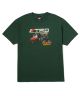 HUF. TRD x HUF Ensenada T-Shirt. Forest Green.