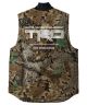 HUF x TRD. TRD Zip Up Vest. Camo/3M Print.