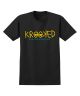 Krooked. Eyes T Shirt. Black/ Yellow/ Blue.