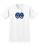 Krooked. Eyes Tee. White / Blue.