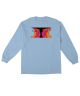 Krooked. Face Off Longsleeve Tee. Powder Blue.