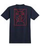 Krooked. Moonsmile T-Shirt. Raw/Navy.