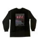 Nowism. Rec Longsleeve T Shirt. Black.