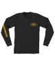 Real. Real vs Everyone Longsleeve T Shirt. Black/ Yellow.