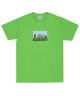 Sci-Fi Fantasy. Stonehenge Tee. Lime.