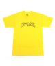 Shitty Kids. Bubble Letters T Shirt. Yellow.