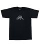 Shitty Kids. Reflect Logo T-Shirt. Black.