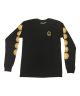 Spitfire. Big Head Swirl Longsleeve T Shirt. Black.