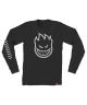 Spitfire. Big Head Longsleeve T Shirt. Black.