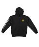 Spitfire. Lil Big Head Zip Hoodie. Black/ Yellow.