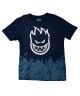 Spitfire. Big Head Outline T Shirt. Navy/ White.