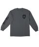 Spitfire. Fiend Long Sleeve Tee. Charcoal.