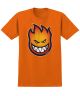 Spitfire. Big Head Fade Fill Youth T Shirt. Orange / Yellow.