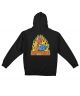 Spitfire. Demon Seed  Zip up Hoodie. Black with Multi-colored prints.