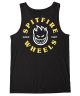 Spitfire. Bighead Classic Tank. Black / Yellow / White.