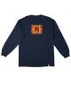 Spitfire. Youth Label Longsleeve Tee. Navy.