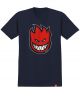 Spitfire. Bighead Youth T Shirt. Navy/ Red.