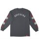 Spitfire. Old E Youth  Longsleeve T Shirt. Silver/ Charcoal.