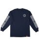 Spitfire. Classic Swirl Longsleeve T Shirt. Navy/ White.