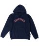 Spitfire. Old E Hoodie. Navy/ Red.