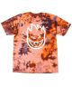 Spitfire. Big Head T Shirt. Dirty Orange Dye.