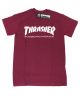 Thrasher. Skate Mag T Shirt. Maroon.