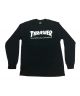 Thrasher. Skate Mag Longsleeve Shirt. Black.
