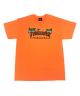 Thrasher. Tiki T Shirt. Safety Orange.