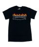 Thrasher. Scorched T Shirt. Black.