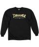 Thrasher. Calligraphy Crewneck Sweater. Black.