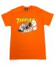 Thrasher. 40 Years Neckface T Shirt. Orange.