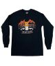 Thrasher. Ally Cats Longsleeve T Shirt. Black.