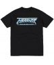 Thrasher. Future Logo T Shirt. Black.