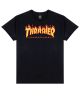 Thrasher. Flame T Shirt. Black.