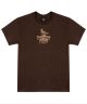 Thrasher x Anti Hero. Cover The Earth T Shirt. Dark Chocolate.