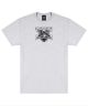 Thrasher x Anti Hero. Eaglegram T Shirt. Ash Grey.