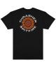 Thrasher x Spitfire. Classic Swirl T Shirt. Black.