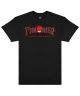 Thrasher x Spitfire. Big Head Outline T Shirt. Black.