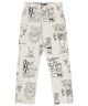 Vans. Daniel Johnson Antique Pants. White/Black.