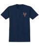 Venture. Heritage T-Shirt. Navy/Red.