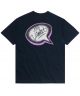 Violet! Skateboards. It's Violet! Speech Bubble Logo T-Shirt. Navy.