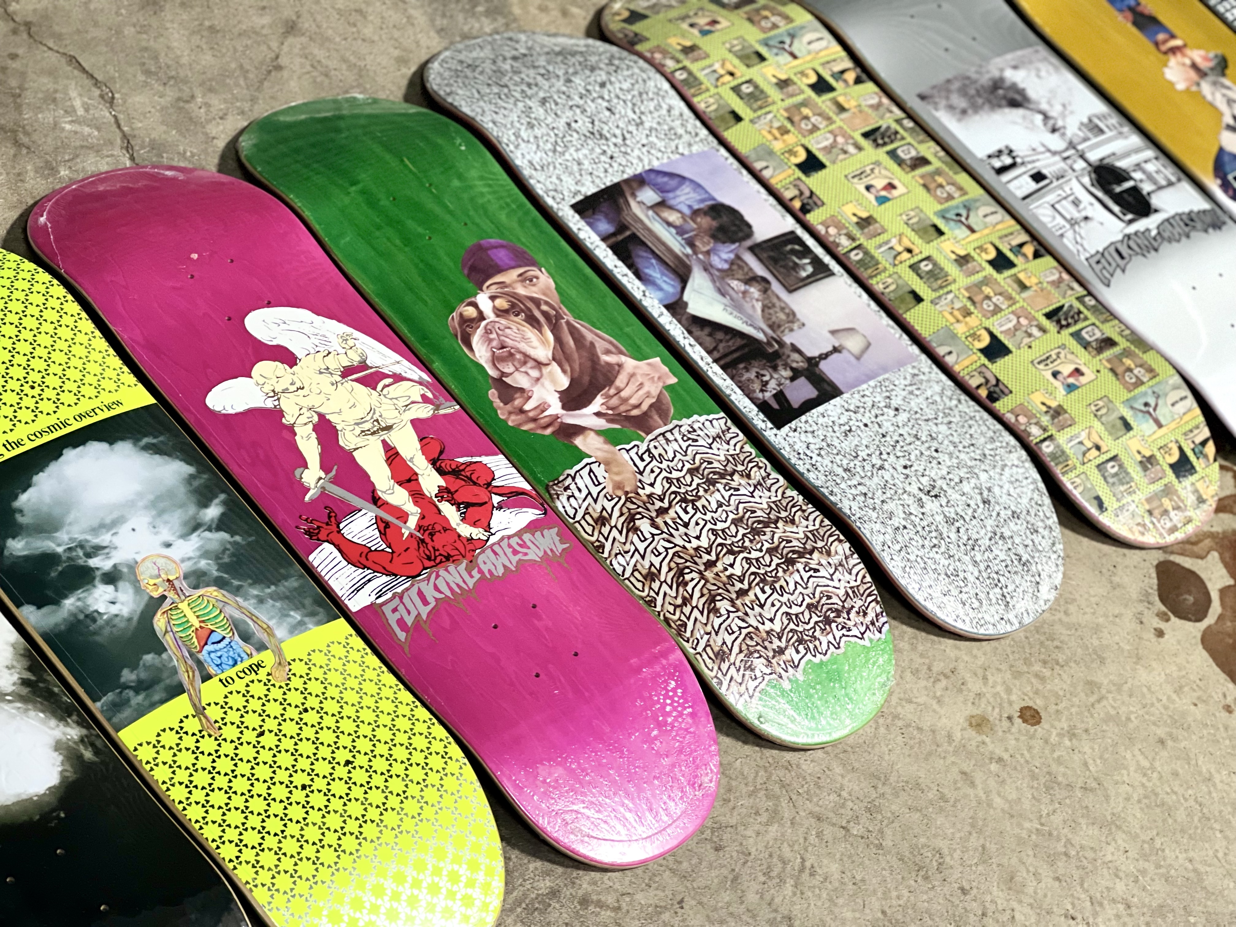 Fucking Awesome Holiday 2021 Decks in-store now