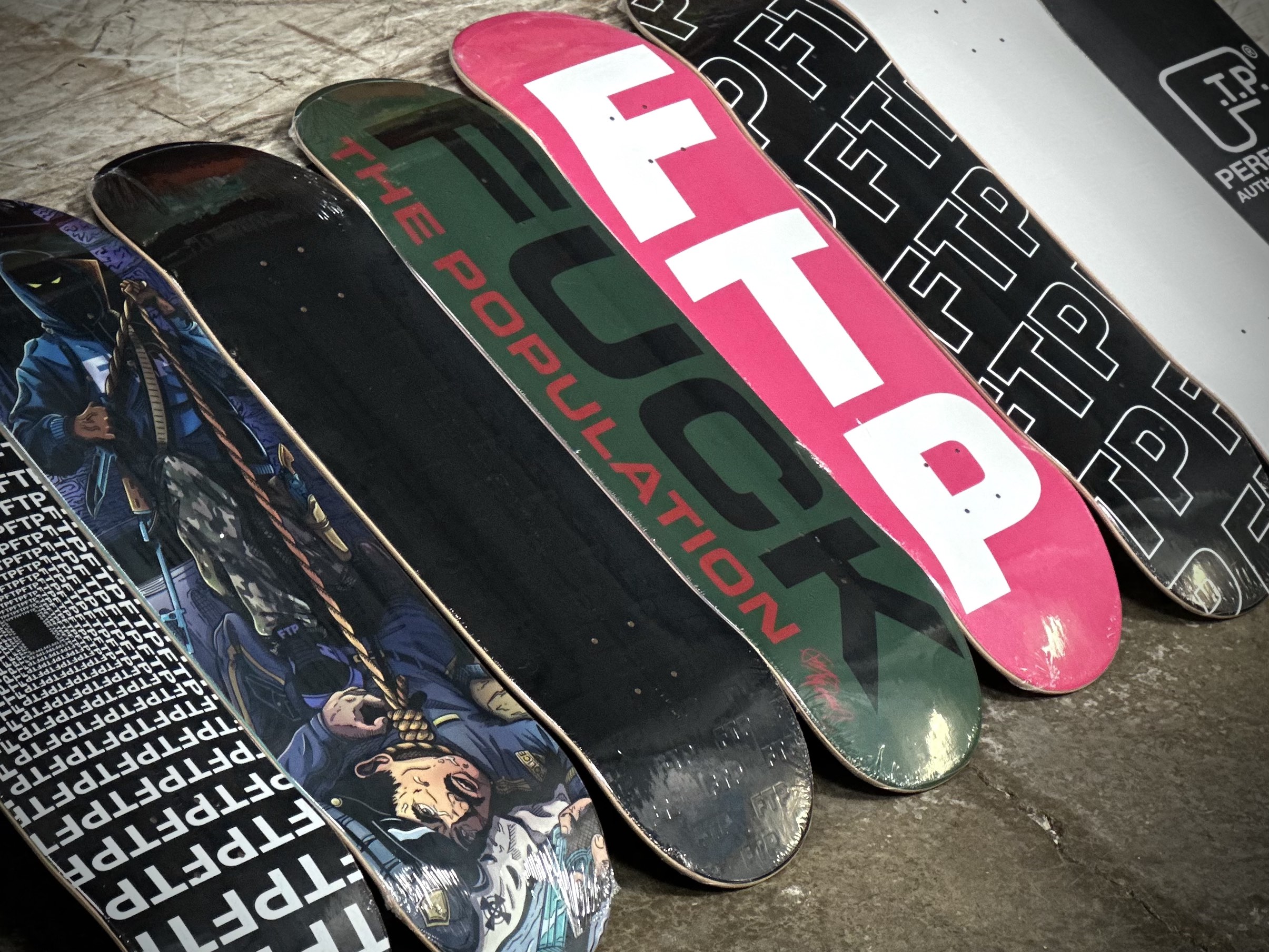 FTP Summer 2023 Skateboards in-store now