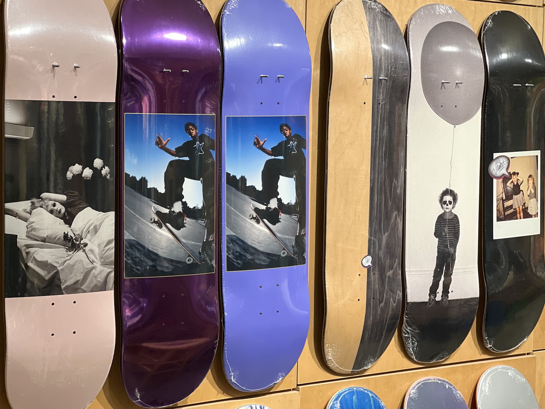 All new boards from It's Violet! Skateboards available in-store | online 