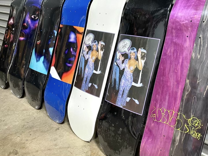 Violet! Skateboards now available in-store | online 